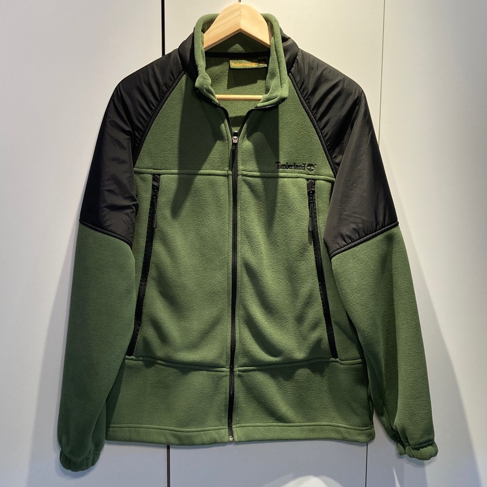 Timberland Men's Olive and Black Performance Jacket polar XS